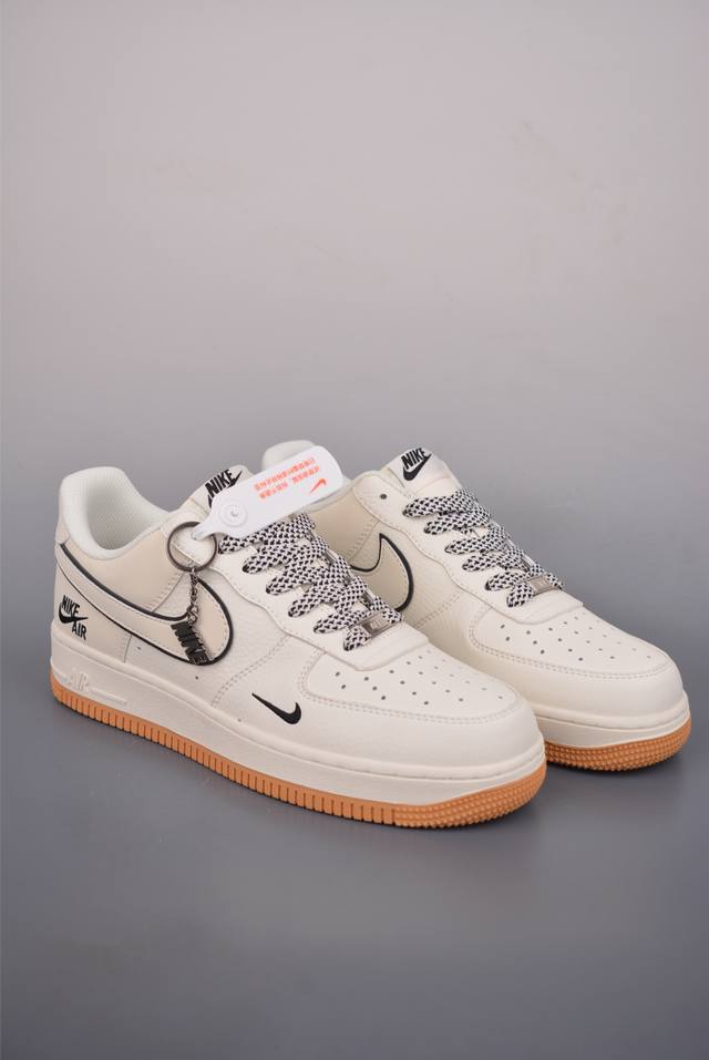 Nike Air Force 1 Low Beige/Black Authentic Air Force version made with original