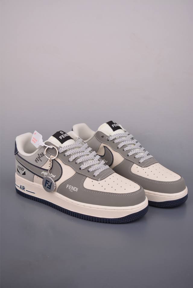Nike Air Force 1 Low Fendi Collaboration Authentic Air Force fit, made with orig
