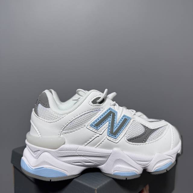 New Colorway Nb9060 Elastic Buckle Kids' Dad Sneakers Size: 24-36 Classic Nb9060