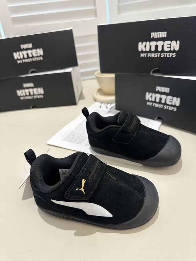 New Puma Autumn/Winter Soft-Soled Toddler Shoes, Racing Shoes, Velcro Fit, Boys