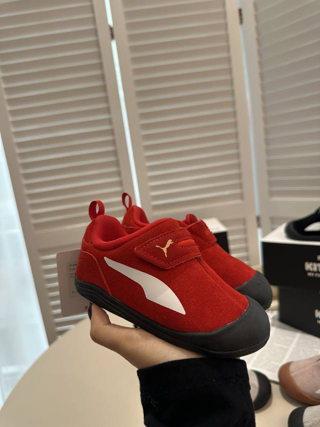 New Puma Autumn/Winter Soft-Soled Toddler Shoes, Racing Shoes, Velcro Fit, Boys