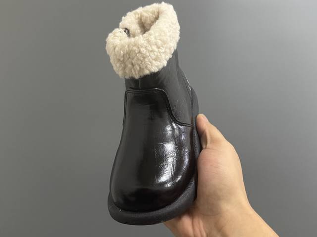 New U-Gee fleece-lined warm zippered children's Martin boots Size: 26-36 Classi