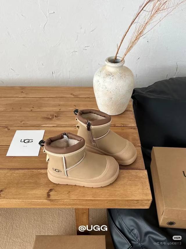 Ugg Tasman Kids Mid-Cut Snow Boots Sizes 26-37 Classic Ugg Celebrity Style Low-t