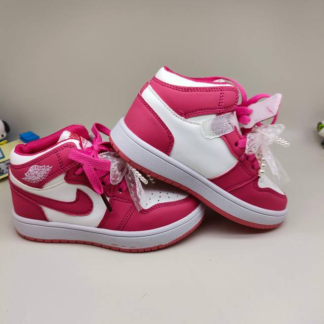 Joe Ichi Mid-Range Collaboration Velcro Kids Basketball Shoes Size: 26-37 Class