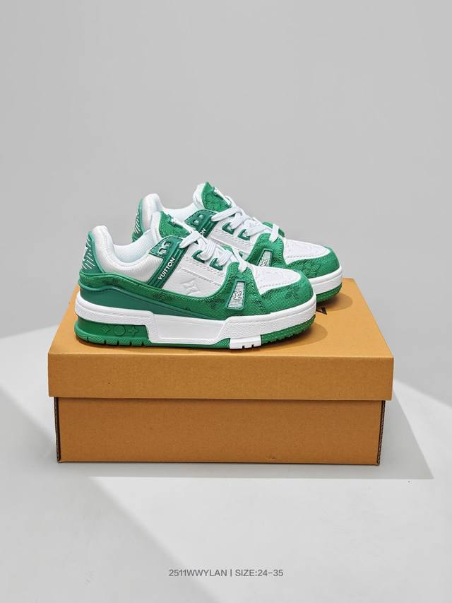 Kids' Shoes! Louis Vuitton Trainer Sneaker Low Casual Platform Sports Sneakers