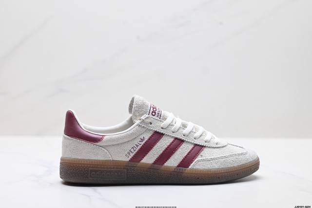 Company-grade Adidas Handball Spezial, a classic retro casual sneaker. The entir