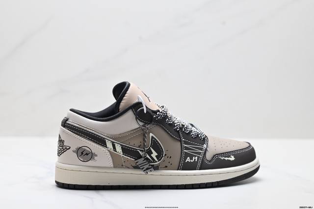 Factory Grade Nike Air Jordan 1 Low AJ1 Low-Top Casual Sneakers, Synchronized w