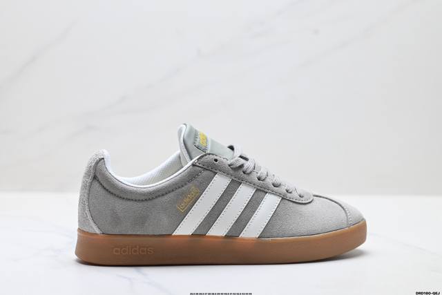 Authentic Adidas Vl Court 2.0, a versatile Adidas suede, non-slip, wear-resistan