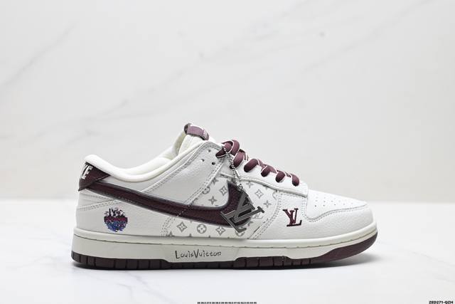 Company-grade Nike Dunk Low Retro 'DIY High-end Custom' Nike Low-top Casual Spor
