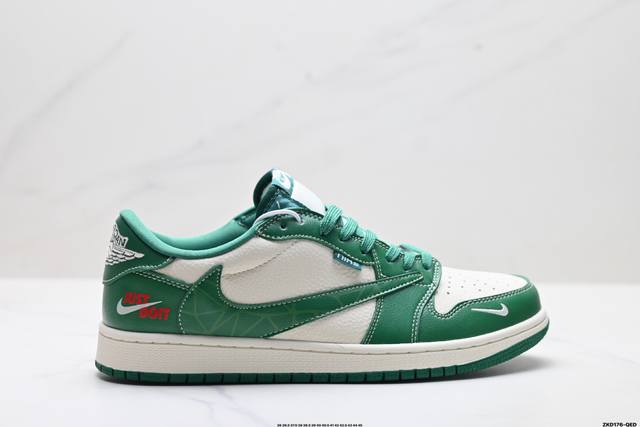 Factory Grade Nike Air Jordan 1 X Travis Scott AJ1 Reverse Swoosh Jordan 1 'DIY