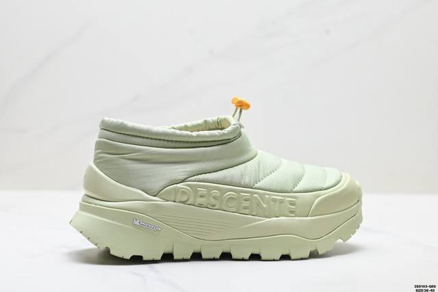 Company Grade Descente Skistyle Series Cotton Macaron Thick-Soled Bread Camp Sh