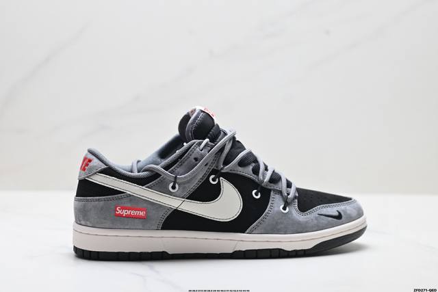 Company Grade Nike Dunk Low Retro 'DIY High-End Custom' Nike Low-Top Casual Spo