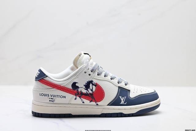 Company-grade Nike Dunk Low Retro 'DIY High-end Custom' Nike Low-top Casual Spor