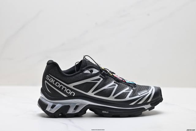 Authentic Salomon XT-6 Outdoor Trail Running Shoes. The upper features Sensifit