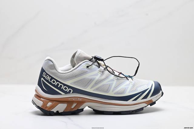 Authentic Salomon XT-6 Outdoor Trail Running Shoes. The upper features Sensifit