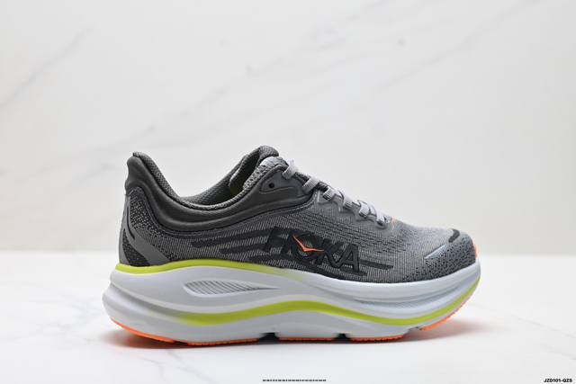 Company Grade Hoka One One Bondi 9 Retro Comfortable Non-Slip Wear-Resistant Lo