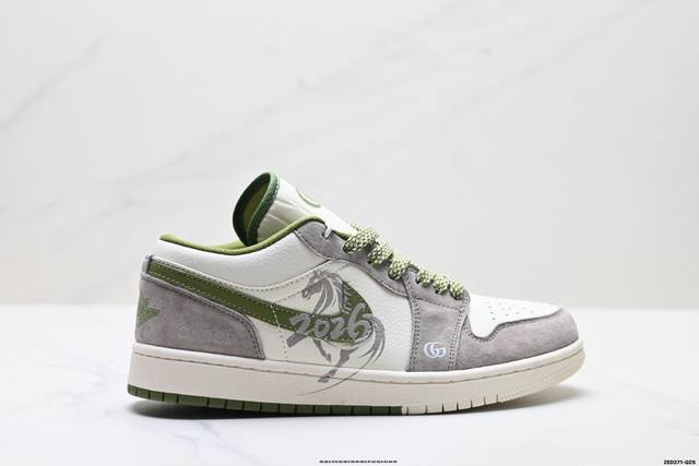 Factory Grade Nike Air Jordan 1 Low AJ1 Low-Top Casual Sneakers, Synchronized w