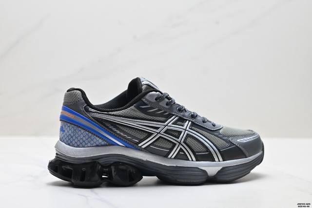Factory Grade Asics Gel-Kinetic Fluent Retro Casual Sneakers, Thick Sole, Heigh