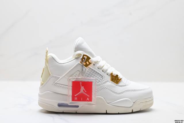 Authentic Nike Air Jordan 4 Retro, Michael Jordan AJ4 Mid-Top Retro Casual Sport