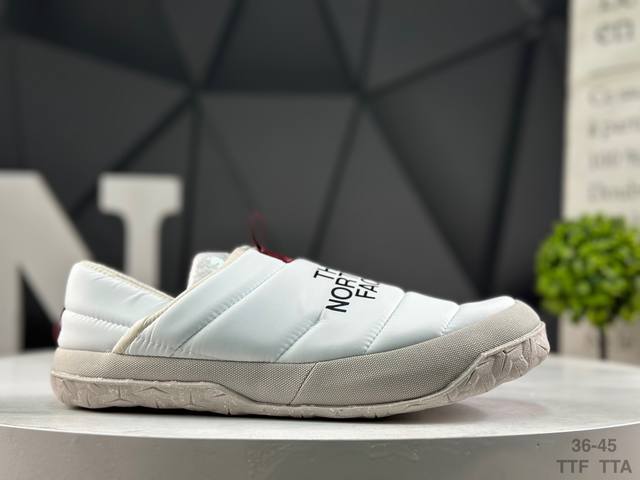 The North Face Nuptse Mule Down Slip-on Camping Shoes, Water-repellent, Slip-re