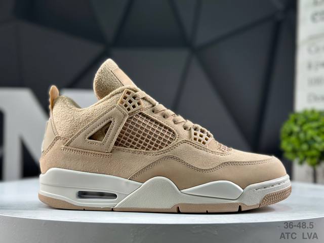 Nike Air Jordan 4 Retro, Michael Jordan AJ4 Mid-Top Retro Casual Sports Culture