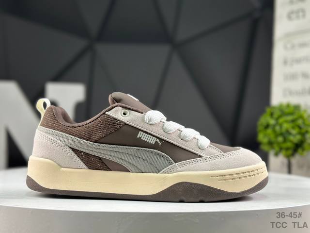 Puma unisex athletic sneakers, developed using the original last and paper patt