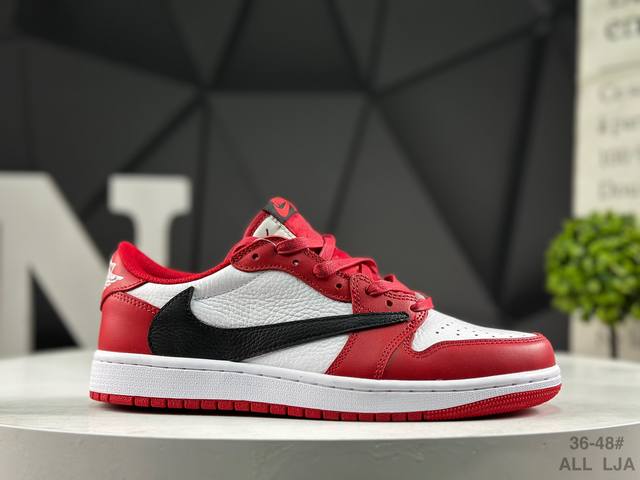 Factory Grade Nike Air Jordan 1 X Travis Scott AJ1 Low-Top Basketball Shoes wit