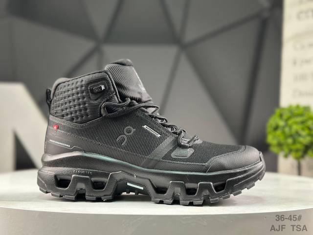 On Angpao Cloudrock Mid Wp High-Top Lightweight Sports and Casual Shoes! Very co