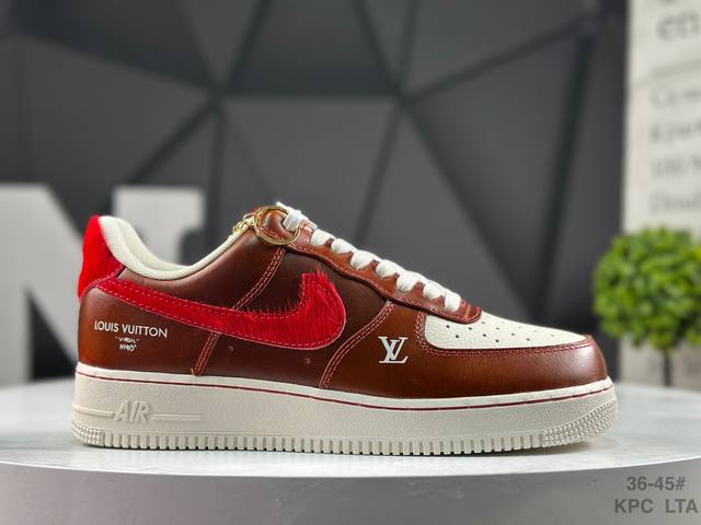 Factory Grade Nike Air Force 1 '07 Low Low-Top Casual Sneakers, Year of the Hor