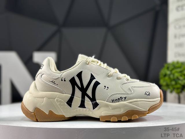 Mlb Big Ball Chunky A Running Diy Custom Edition Thick-Soled Daddy Casual Sports