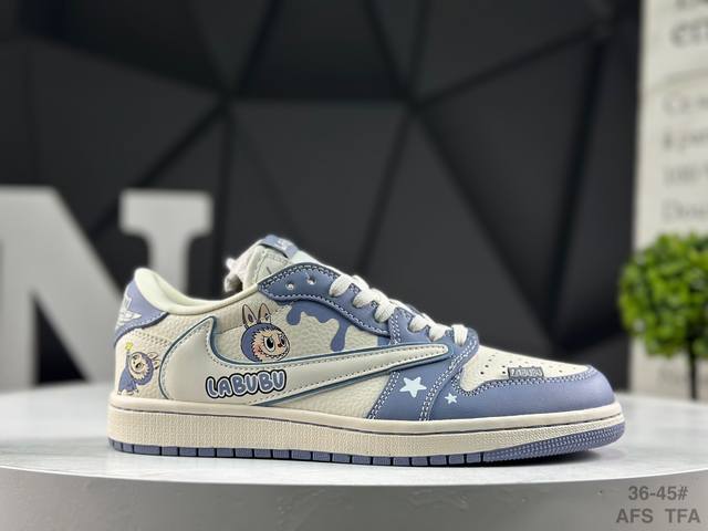 Nike Air Jordan 1 X Travis Scott AJ1 Low-Top Basketball Shoes. Perfect quality,