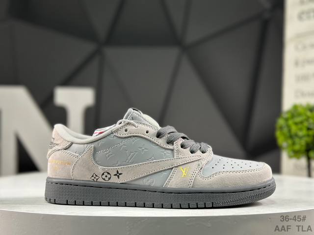 Nike Jordan Air Jordan 1 Lv Collaboration High-End Custom Jordan Low-Top Revers