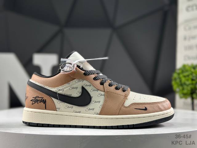 Nike Air Jordan 1 Low AJ1 (Reverse Swoosh) Low-top Trendy Sporty Casual Sneaker