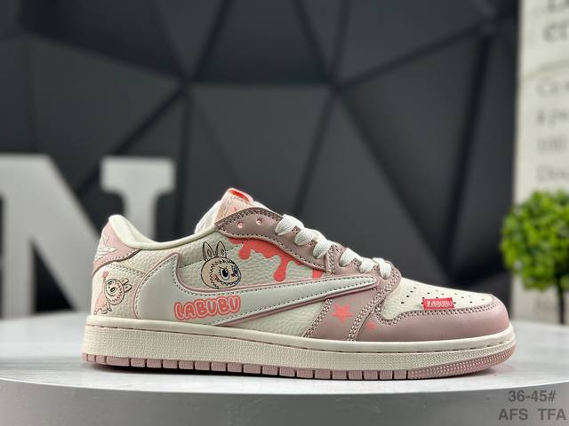 Nike Air Jordan 1 X Travis Scott AJ1 Low-Top Basketball Shoes. Perfect quality,