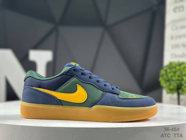 Authentic Nike SB Force 58 unisex low-top skateboarding shoes with half sizes.