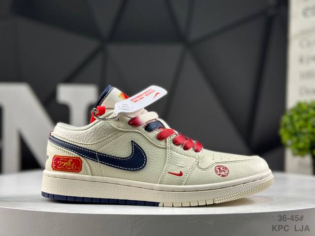 Nike Air Jordan 1 Low AJ1 (Year of the Horse Limited Edition) - Low-top trendy