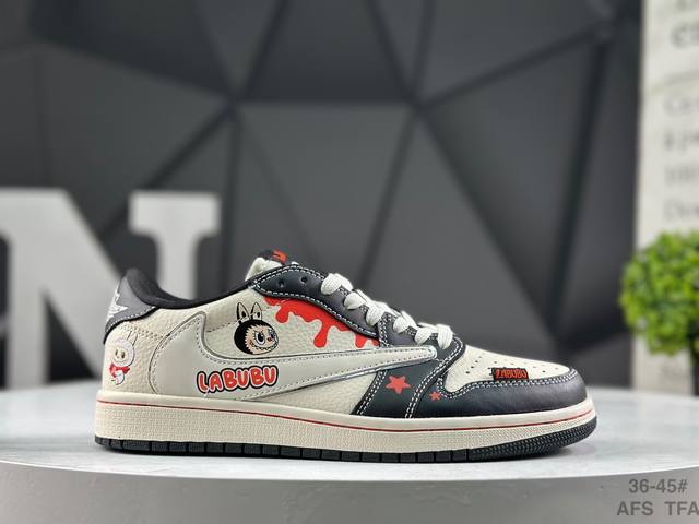 Nike Air Jordan 1 X Travis Scott AJ1 Low-Top Basketball Shoes. Perfect quality,