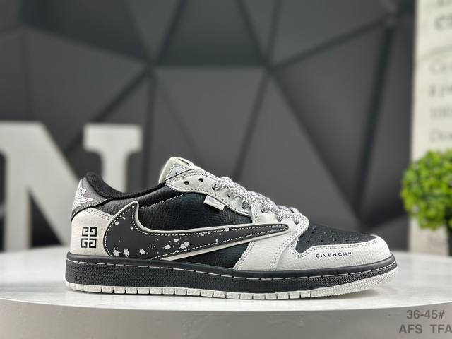 Nike Air Jordan 1 X Travis Scott AJ1 Low-Top Basketball Shoes. Perfect quality,