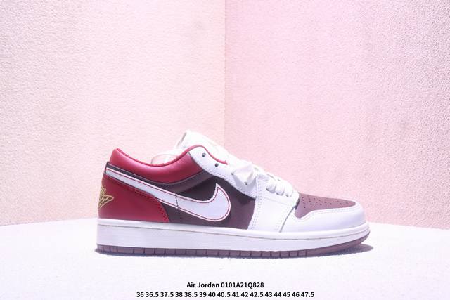 Authentic Nike Air Jordan 1 Low, Classic and Versatile AJ1 Low-Top Casual Sneake
