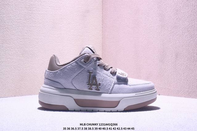 Mlb Chunky Liner Denim Trendy Versatile Platform Height-Increasing Comfortable C