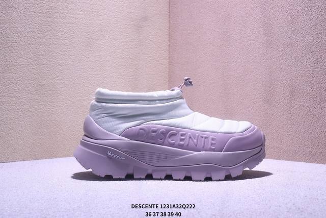 Company Grade Descente Skistyle Series Cotton Macaron Thick-Soled Bread Camp Sh