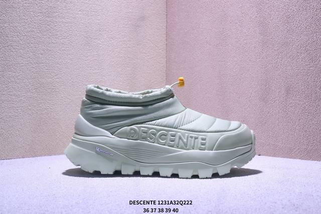 Company Grade Descente Skistyle Series Cotton Macaron Thick-Soled Bread Camp Sh