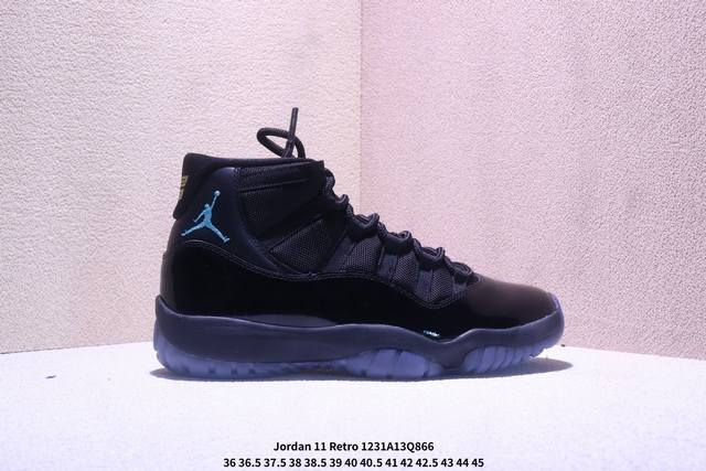 Nike Air Jordan 11 Retro Concord AJ11 Michael Jordan High-Top Sports Culture Ba