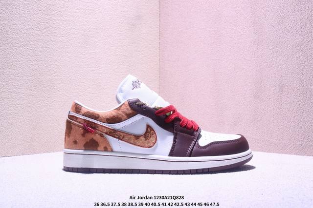 Nike Air Jordan 1 Year of the Horse Limited Edition Low-Top Casual Sneakers Iq5
