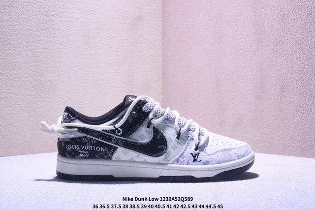 Denim Luxury, Low-Top New Flavor | Nike Dunk Low X Louis Vuitton Collaboration!