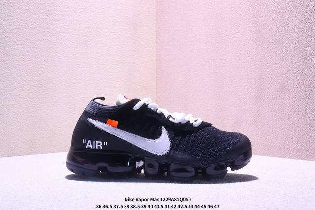Off-White X Nike VaporMax Air Cushion Running Shoes, meticulously developed inde