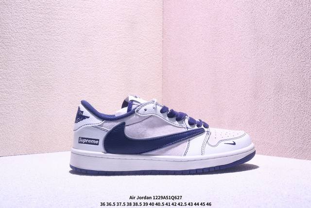 Nike Air Jordan 1 Low AJ1, the first generation of Jordan AJ1, a retro-style ca