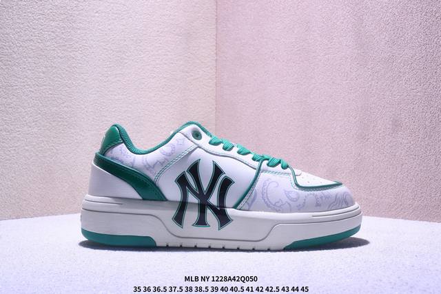 Company Grade Mlb Ny Printed Popular Dad Shoes Graffiti Prank 6cm Height Increa