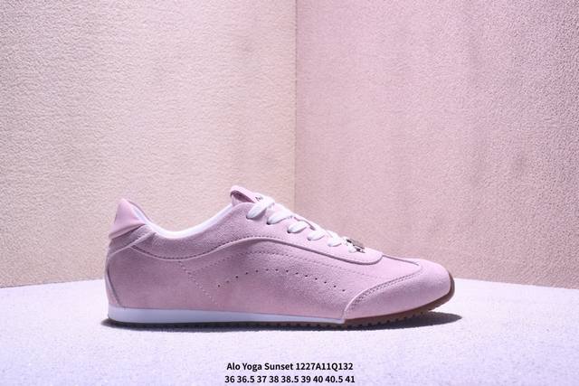 Authentic Alo Yoga Sunset Sneaker, Casual City Commuting Comfortable Lifestyle S