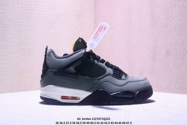 Undefeated X Jordan Air Jordan 4 Comfortable, Versatile, Non-slip, Durable Mid-t